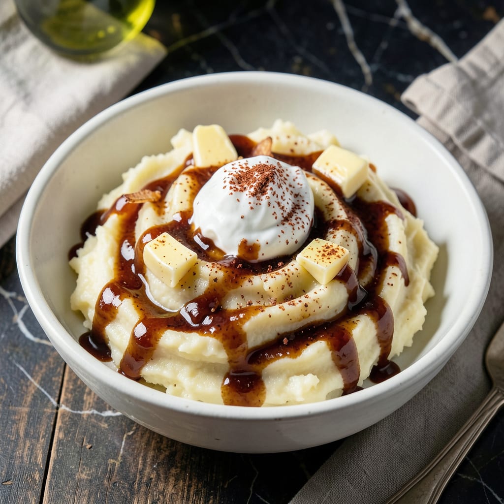 Visual representation of BBQ Mashed Potatoes Recipe: Smoky Creaminess With a Kick