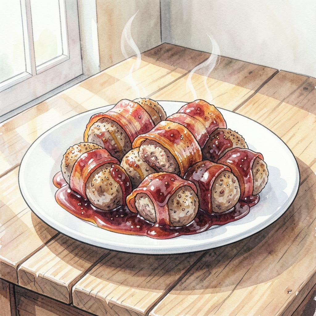 Complete BBQ Moink Balls Recipe: Crispy Bacon Wrapped Bliss overview image