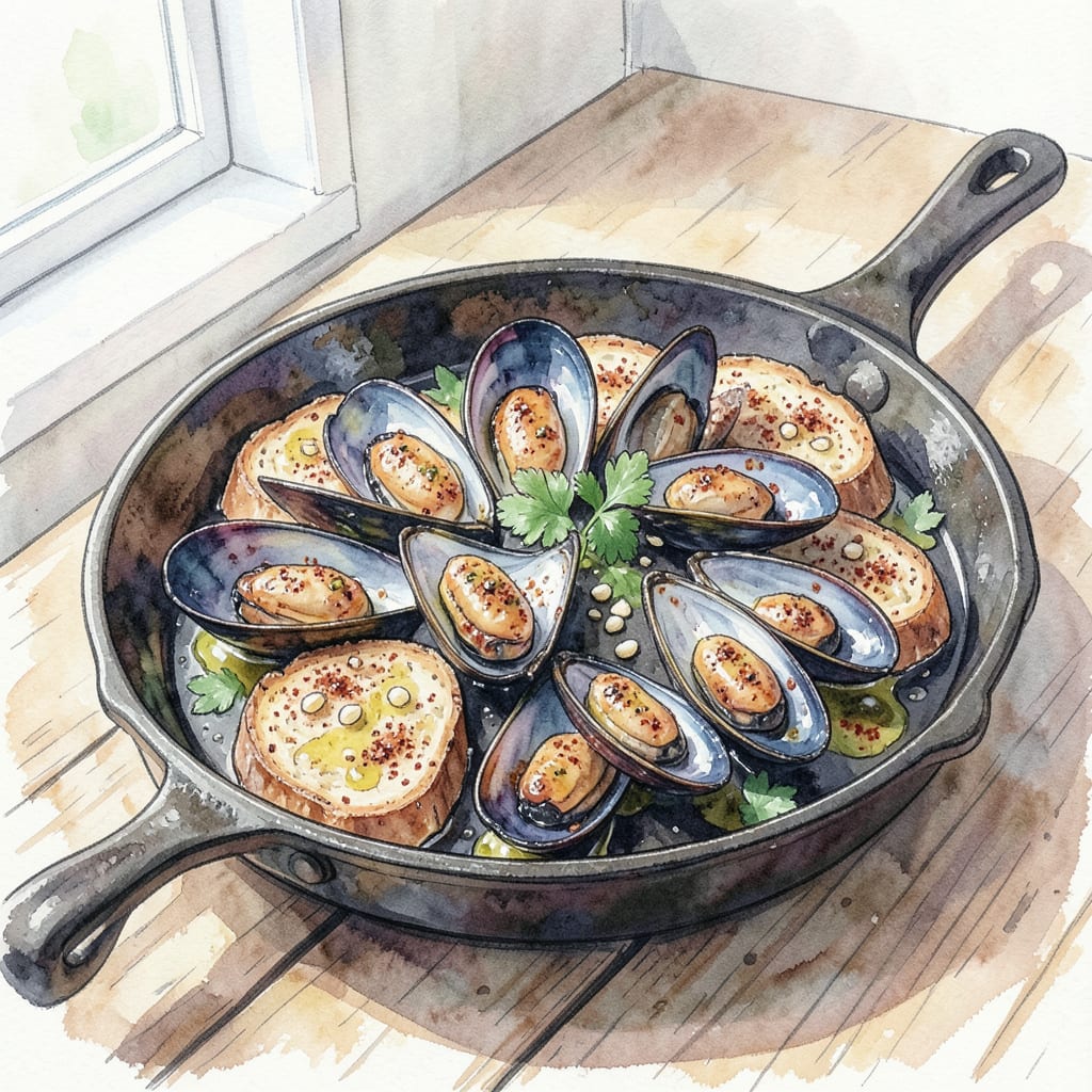 BBQ Mussels Recipe Grill: Smoky Seafood Perfection in Minutes illustration with key details
