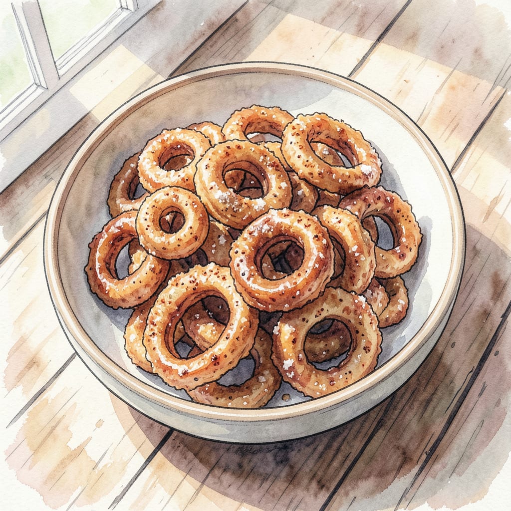 BBQ Onion Rings Recipe: Crispy, Smoky, and Irresistible illustration with key details