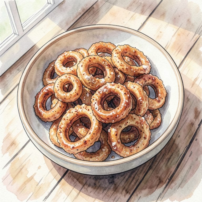 BBQ Onion Rings Recipe: Crispy, Smoky, and Irresistible illustration with key details