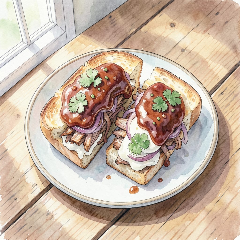 Visual representation of BBQ Panini Recipe: Grilled to Perfection with Tangy BBQ Sauce