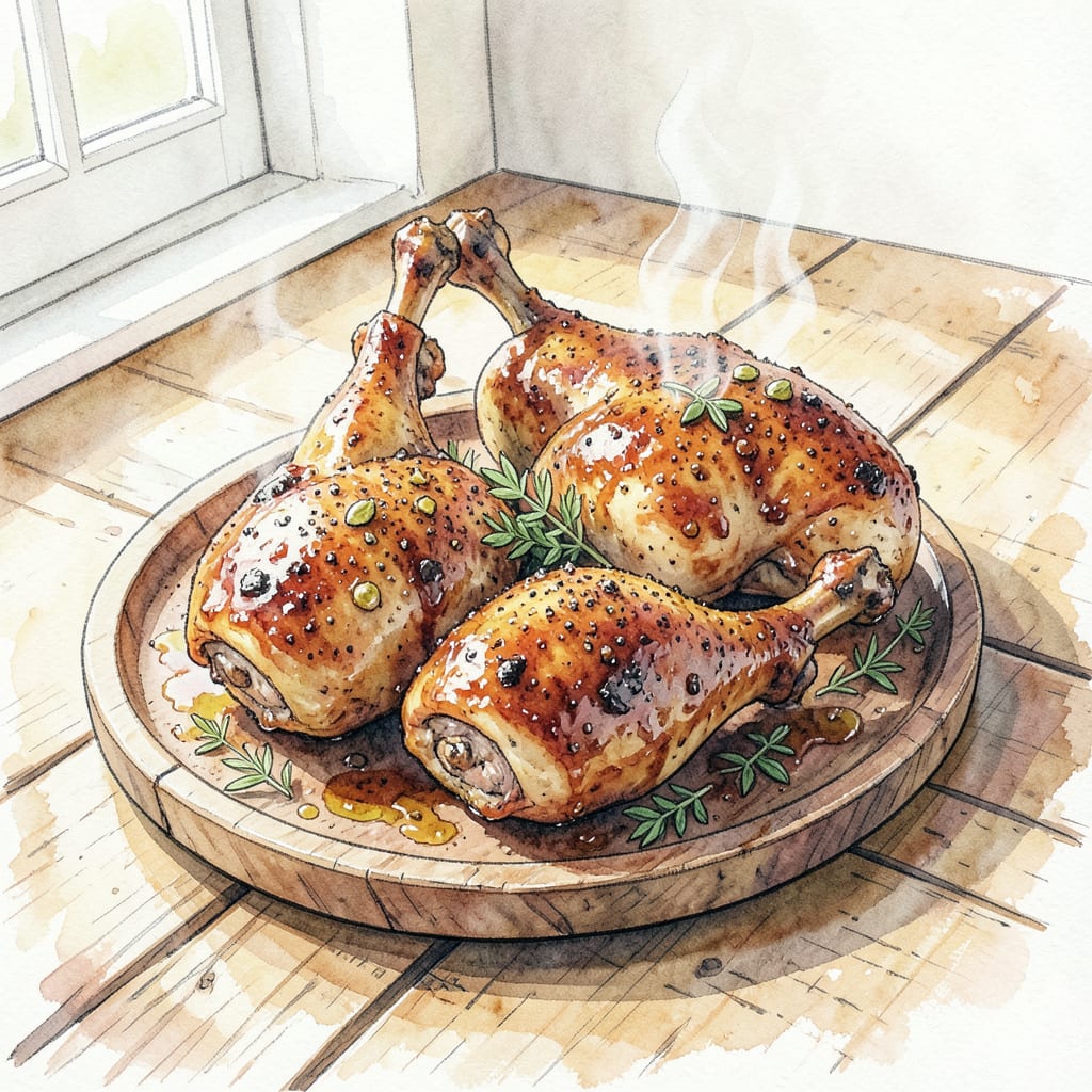 Complete bbq party chicken recipe overview image