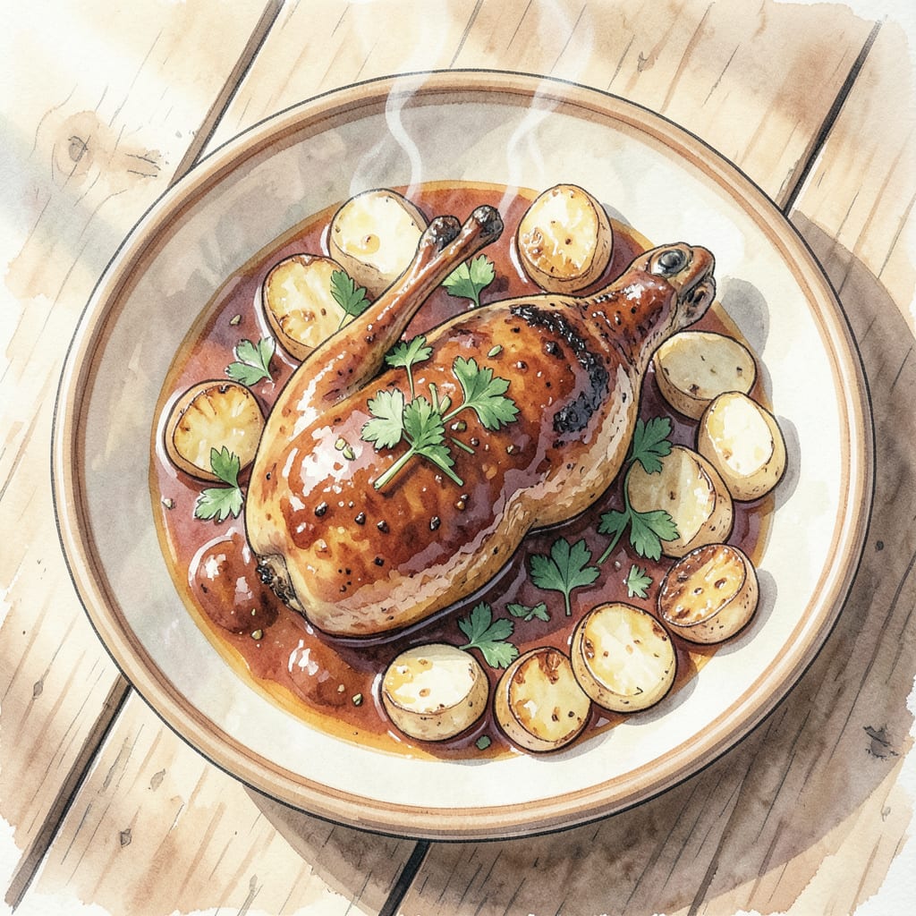 BBQ Pheasant Recipe: Smoky Game Bird Perfection illustration with key details