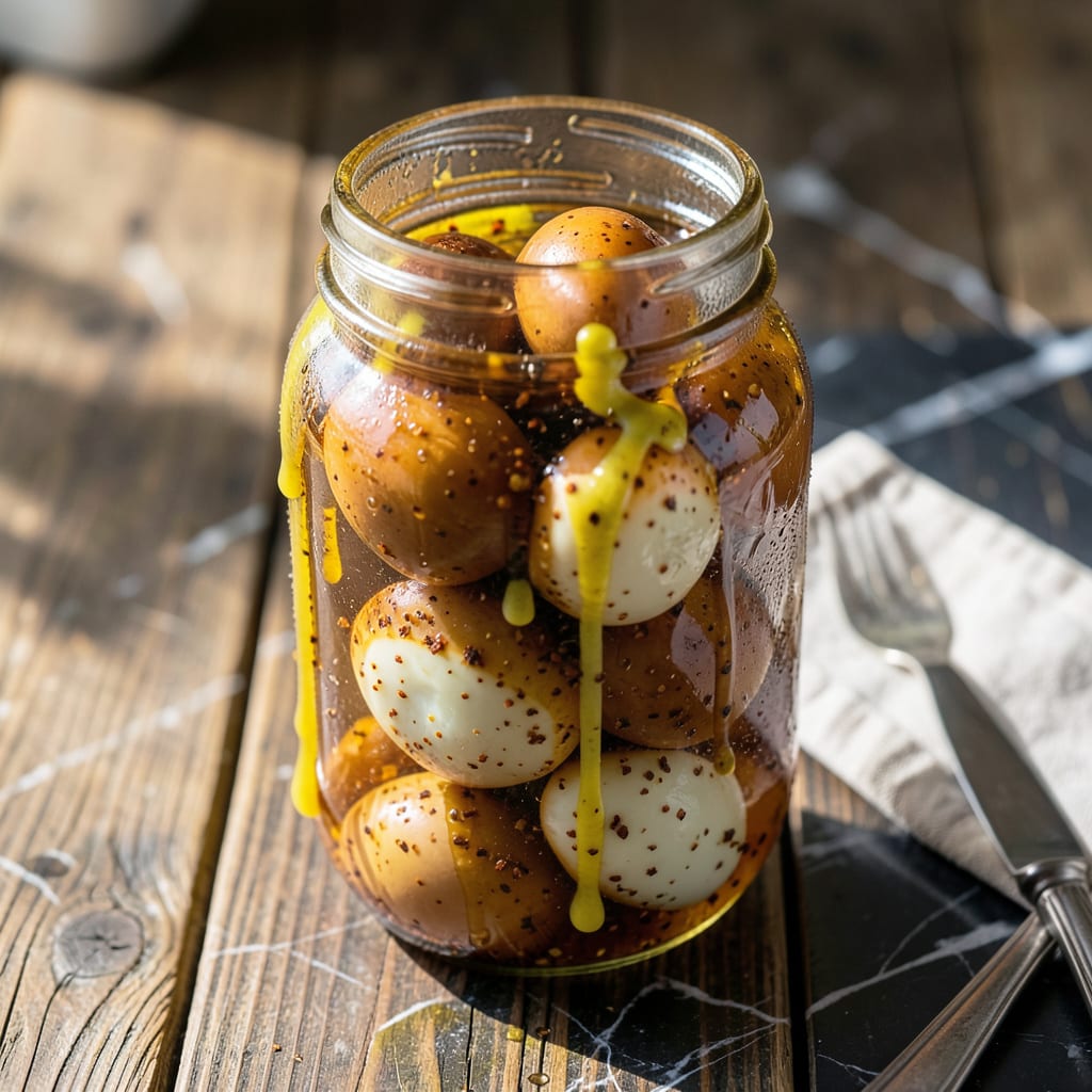 BBQ Pickled Eggs Recipe: Tangy Smoky Bites for Game Day detailed visual guide