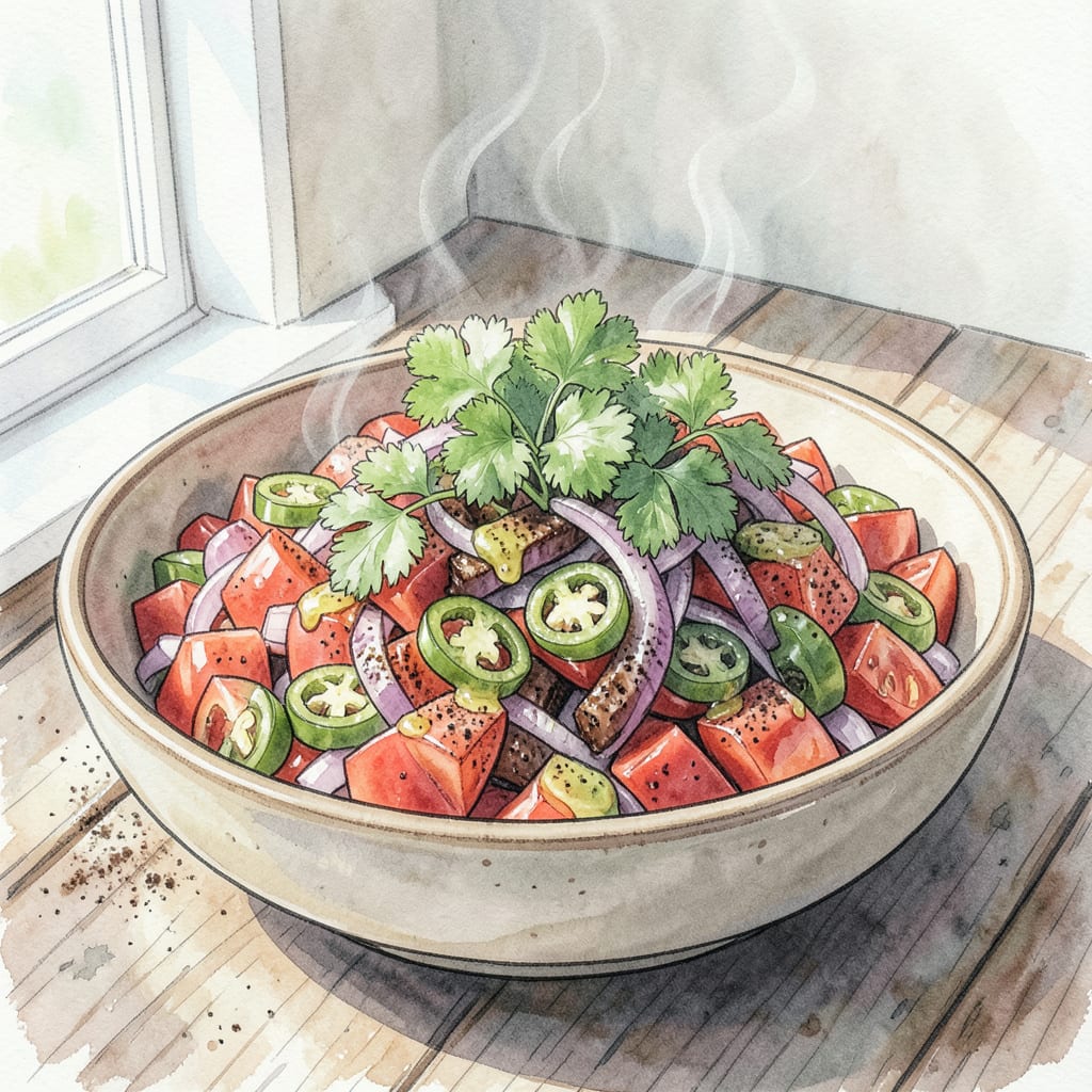 Visual representation of BBQ Pico De Gallo Recipe: Smoky Twist on Classic Salsa