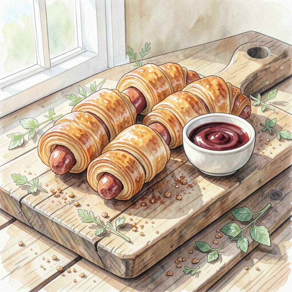 BBQ Pigs in a Blanket Recipe: Smoky Sausage Bundles detailed visual guide