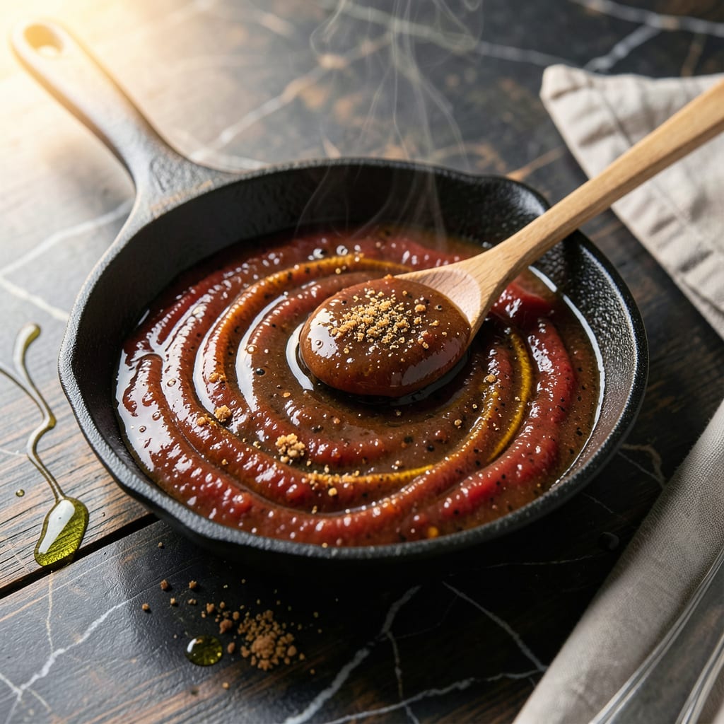 Complete BBQ Plaza Sauce Recipe: Kansas City Style Sweet and Smoky Thickness overview image