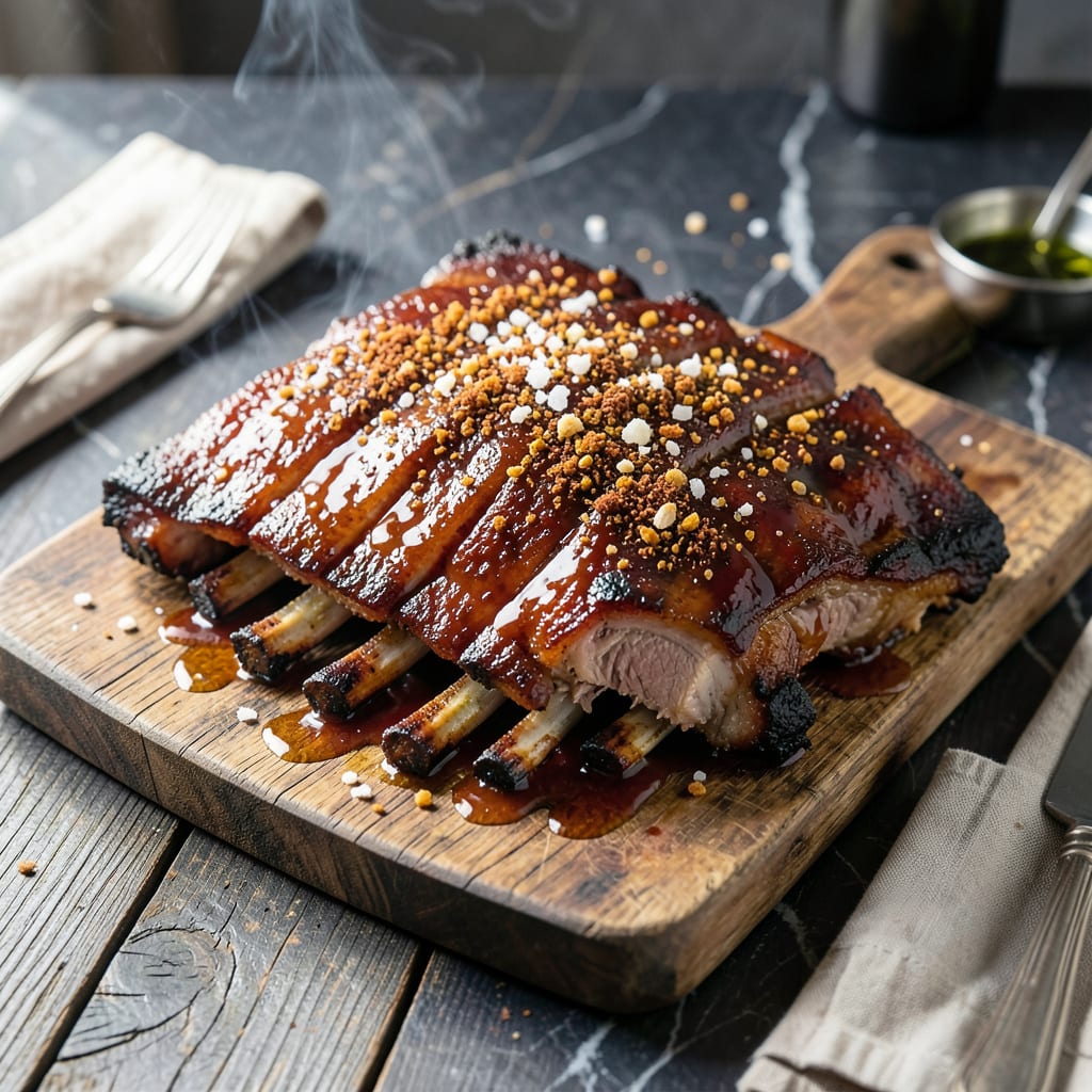 Complete BBQ Pork Back Ribs Recipe: Slow Smoked Fall Off The Bone Tenderness overview image
