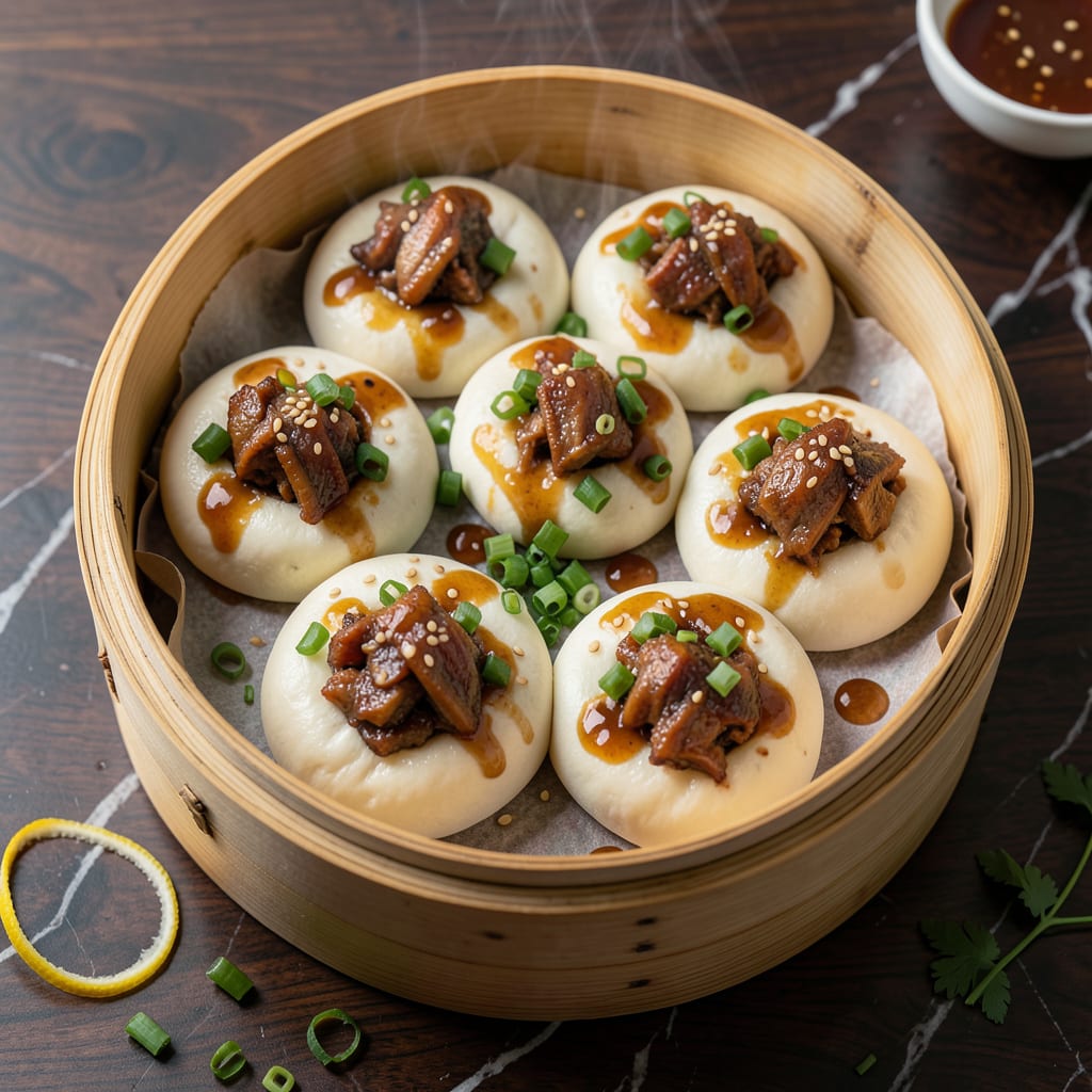 BBQ Pork Bao Bun Recipe: Pillowy Steamed Buns With Sticky Sweet Filling detailed visual guide
