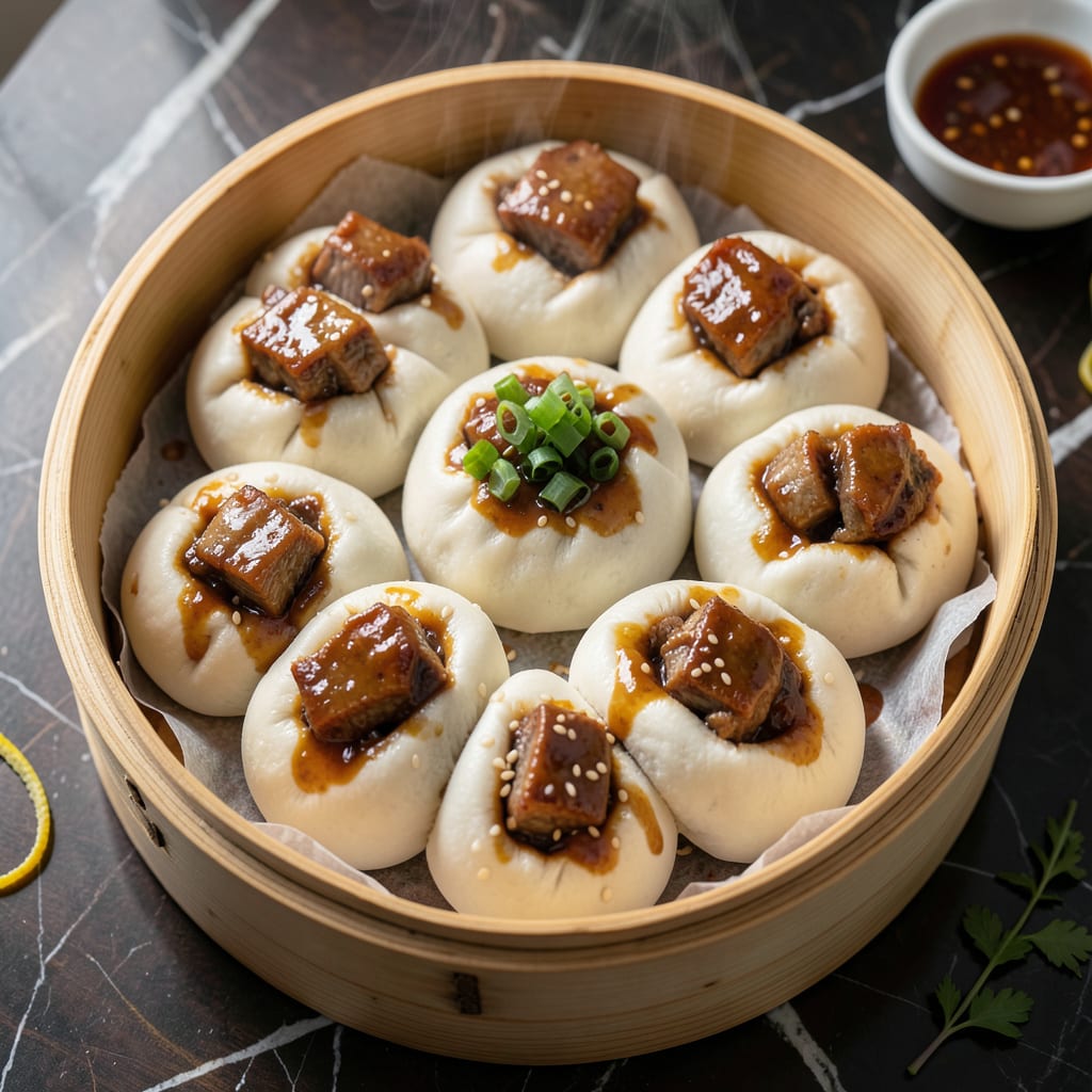 Comprehensive BBQ Pork Bao Recipe: Steamed Pillows of Sweet and Savory Bliss visual reference