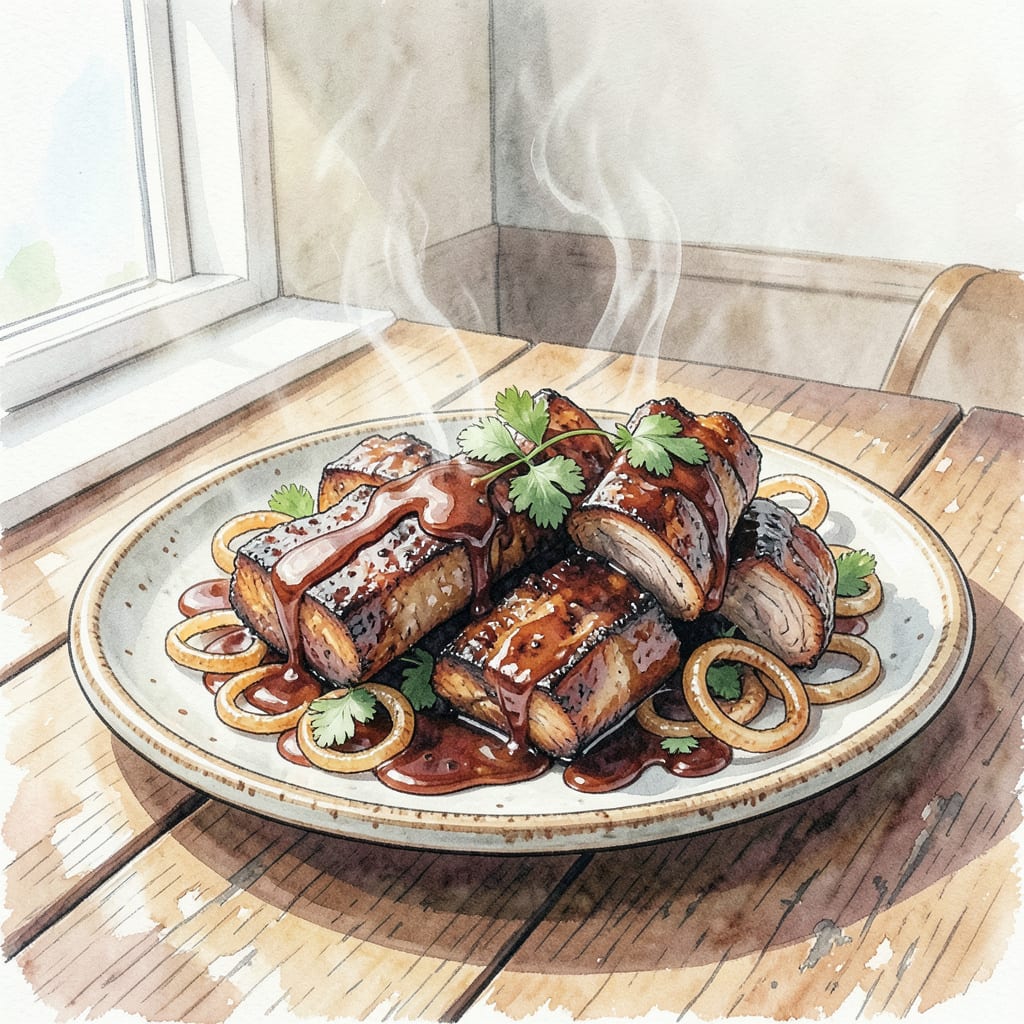 Complete BBQ Pork Belly Burnt Ends Recipe: Smoky, Crispy, Finger Licking Good overview image