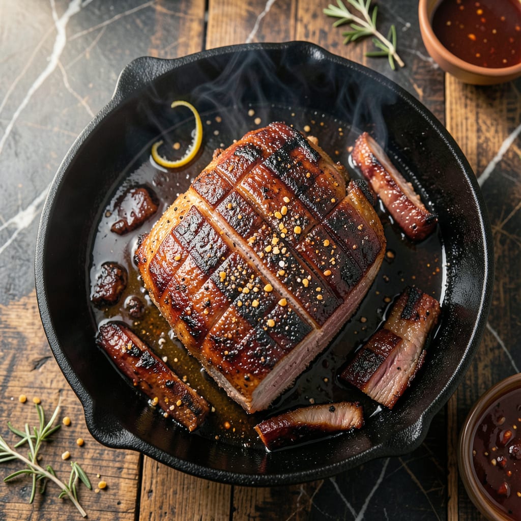 Complete bbq pork brisket recipe overview image