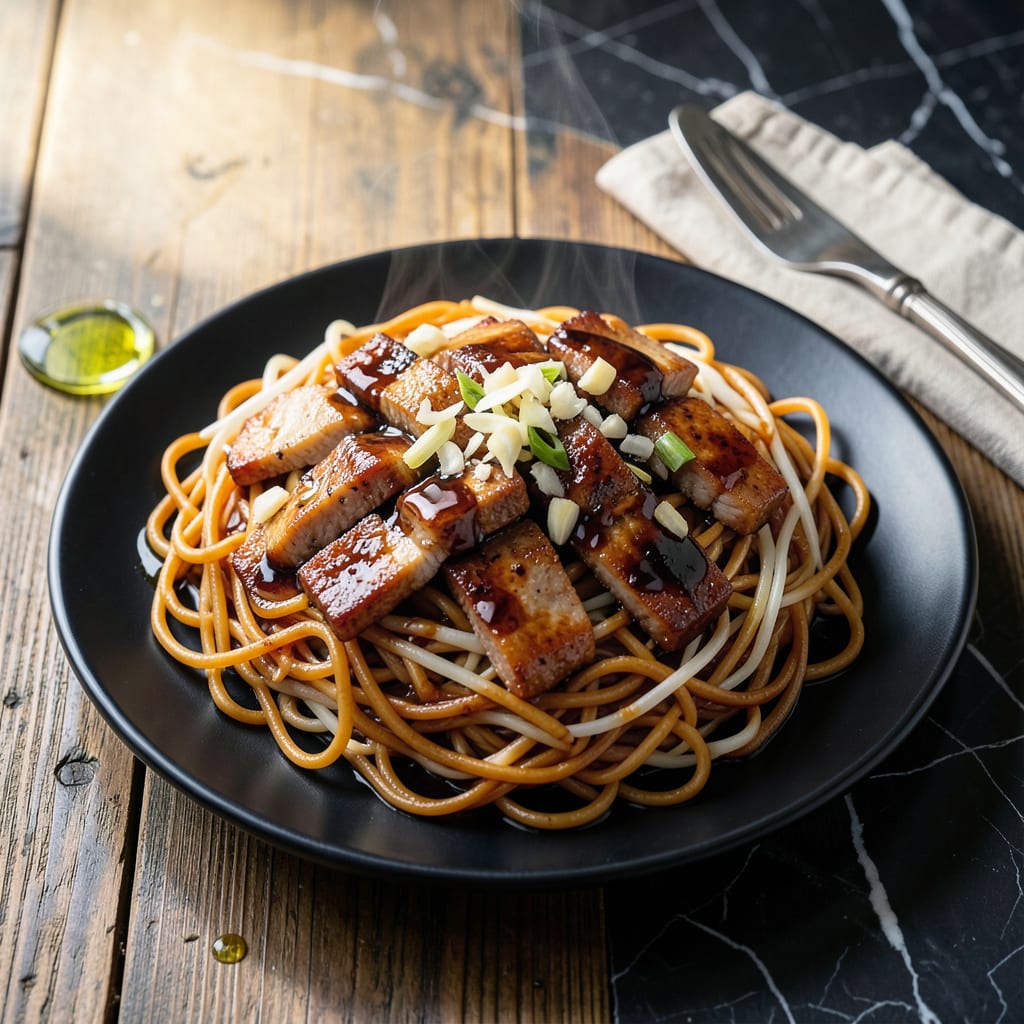 Complete BBQ Pork Lo Mein Recipe: Smoky Wok Tossed Noodle Delight overview image