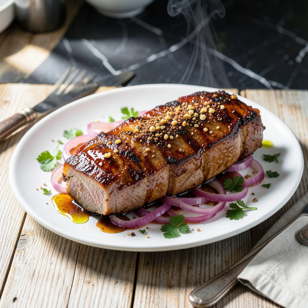 BBQ Pork Loin Recipe: Smoky Sweet Glaze With Caramelized Crust detailed visual guide