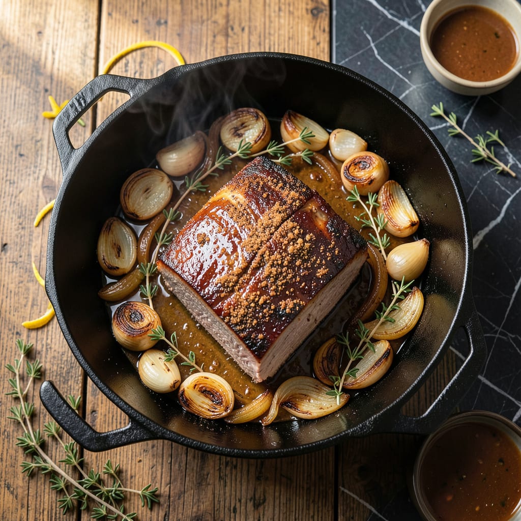 BBQ Pork Loin Roast Recipe: Moist and Smoky Oven Baked Delight detailed visual guide