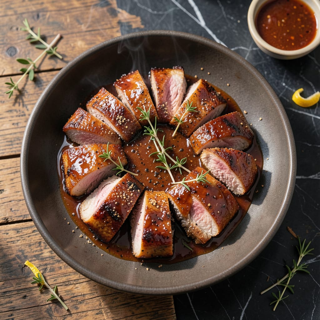 BBQ Pork Medallions Recipe: Smoky Glaze With Juicy Centers example with annotations