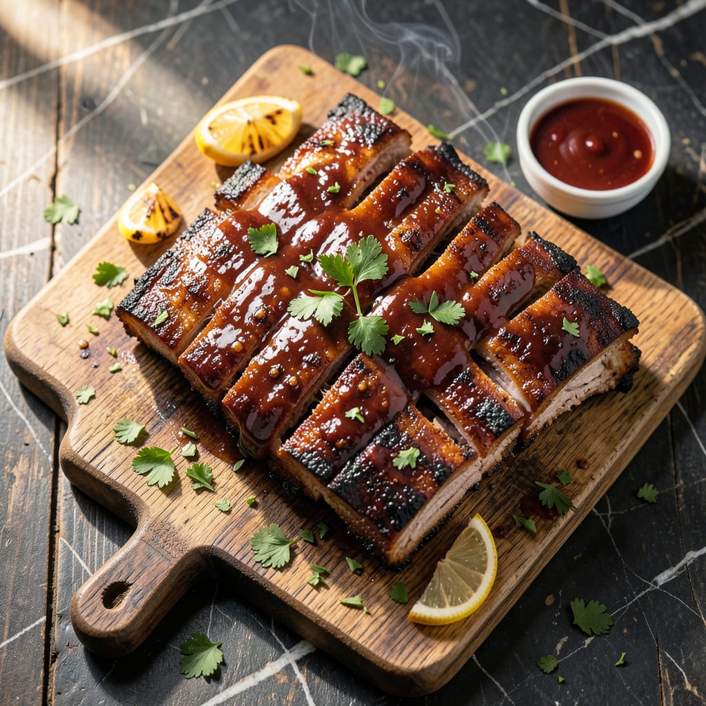 BBQ Pork Ribs Recipe Slow Cooker: Carolina Style Vinegar Kissed Racks detailed visual guide