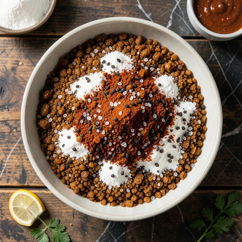 Complete bbq pork rub recipe overview image