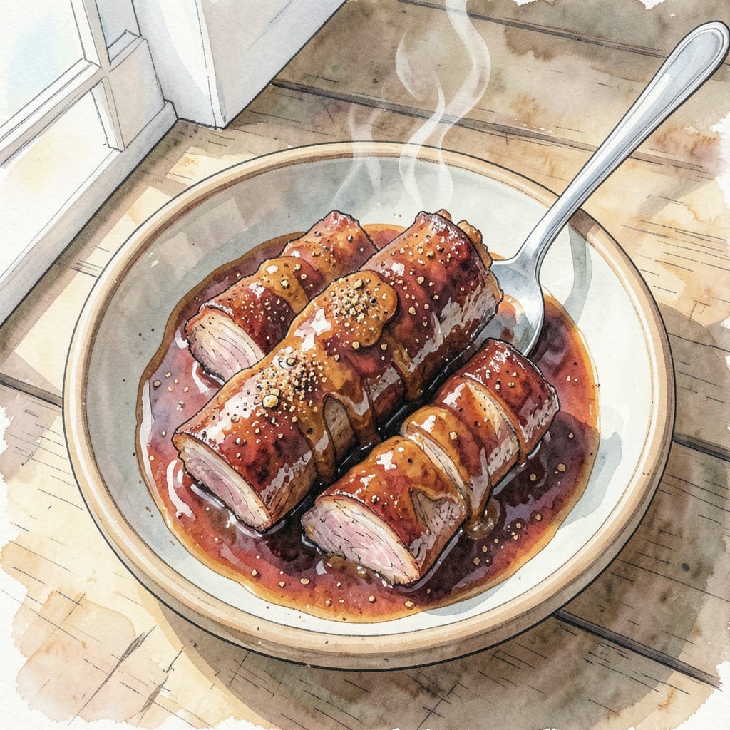 BBQ Pork Shanks Recipe: Fall Off The Bone Tender Perfection example with annotations