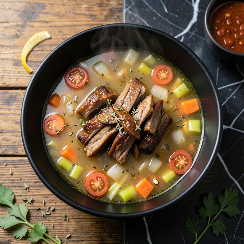 Comprehensive BBQ Pork Soup Recipe: Smoky Depth with Tender Bites visual reference