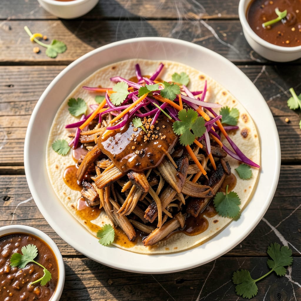 BBQ Pork Wrap Recipe: Smoky Sweetness in a Portable Package detailed visual guide