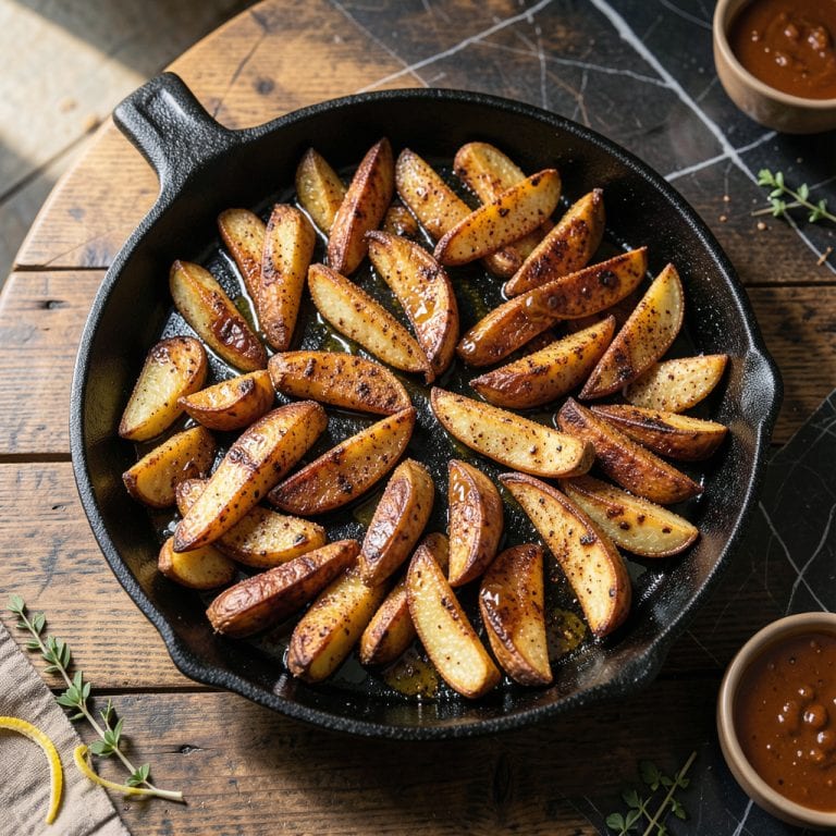 Complete BBQ Potato Wedges Recipe: Smoky Crisp Edges With Spiced Kick overview image