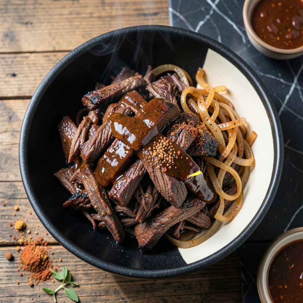 Comprehensive BBQ Pulled Beef Recipe: Apple Cider Vinegar Tang With Spice Rub visual reference
