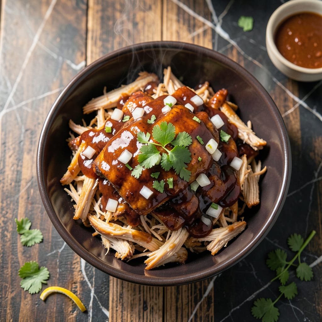 Comprehensive BBQ Pulled Chicken Crockpot Recipe: Effortless Smoky Shreds visual reference