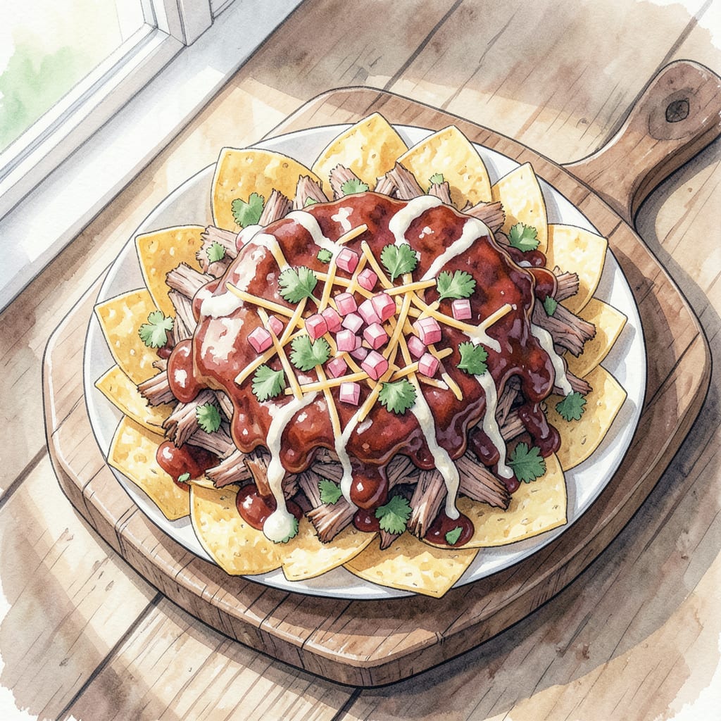 BBQ Pulled Pork Nachos Recipe: Ultimate Party Snack Pleaser detailed visual guide