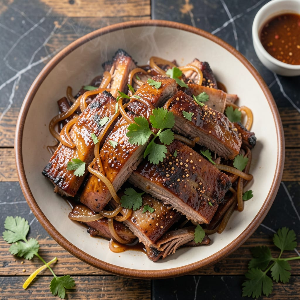 Visual representation of BBQ Pulled Pork Recipe UK: Slow Cooked Smoky Richness