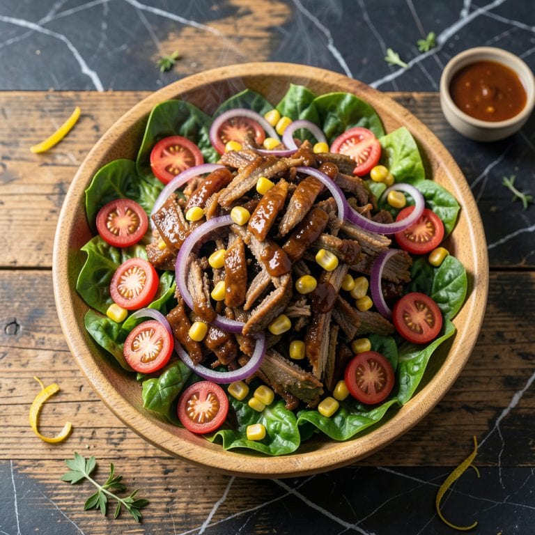 bbq pulled pork salad recipe detailed visual guide