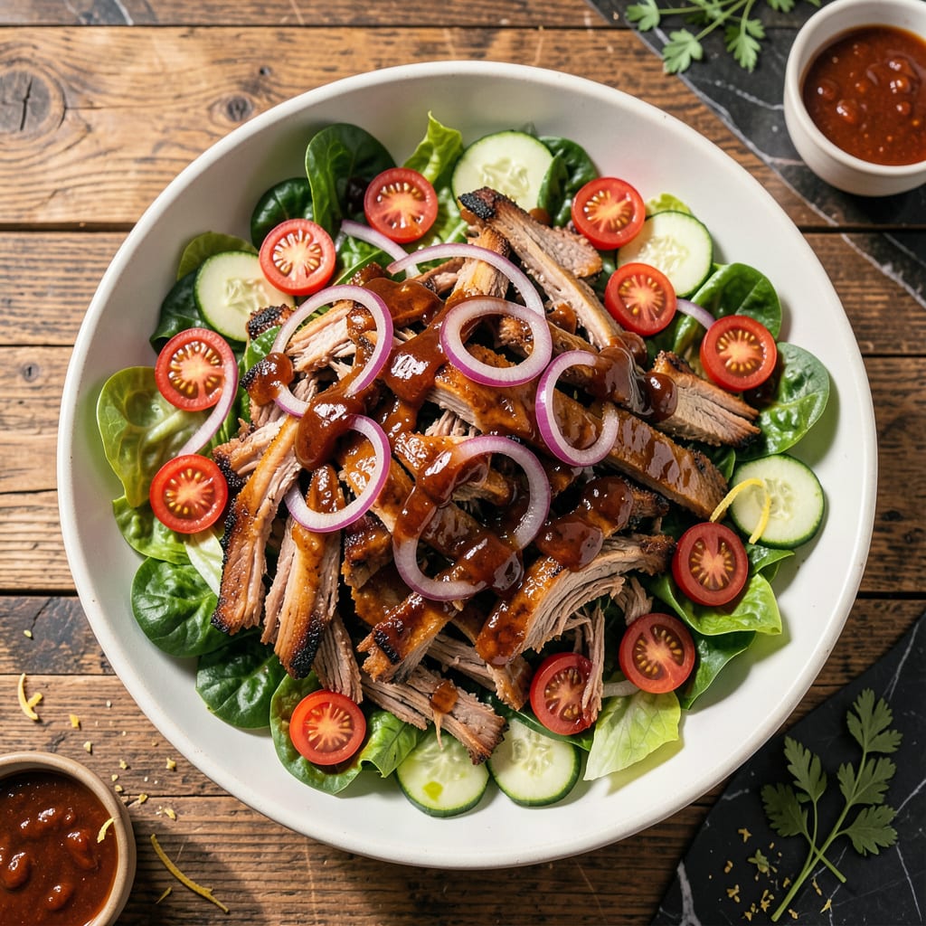 Complete BBQ Pulled Pork Salad Recipe: Smoky Tenderness Meets Fresh Crunch overview image