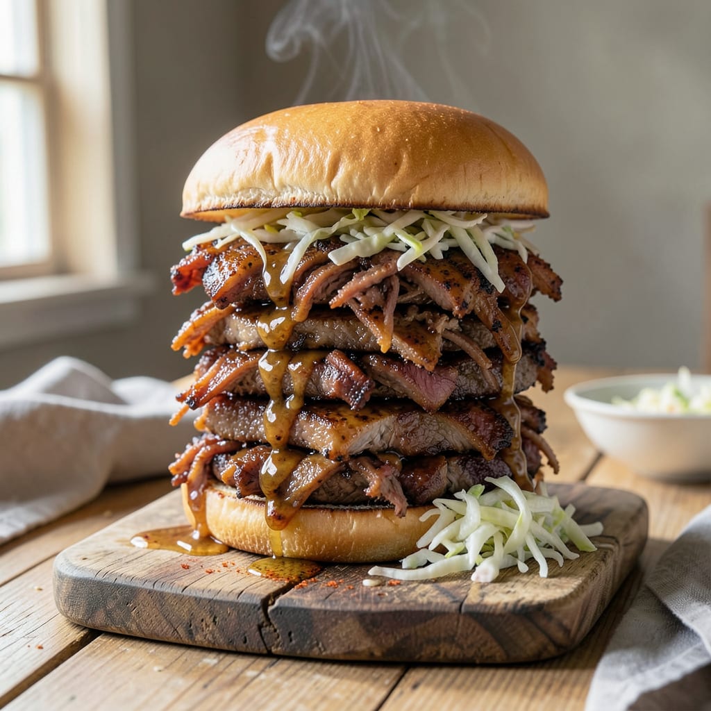 Visual representation of BBQ Pulled Pork Sandwich Recipe Slow Cooker: Set It and Forget It Smoky Bliss