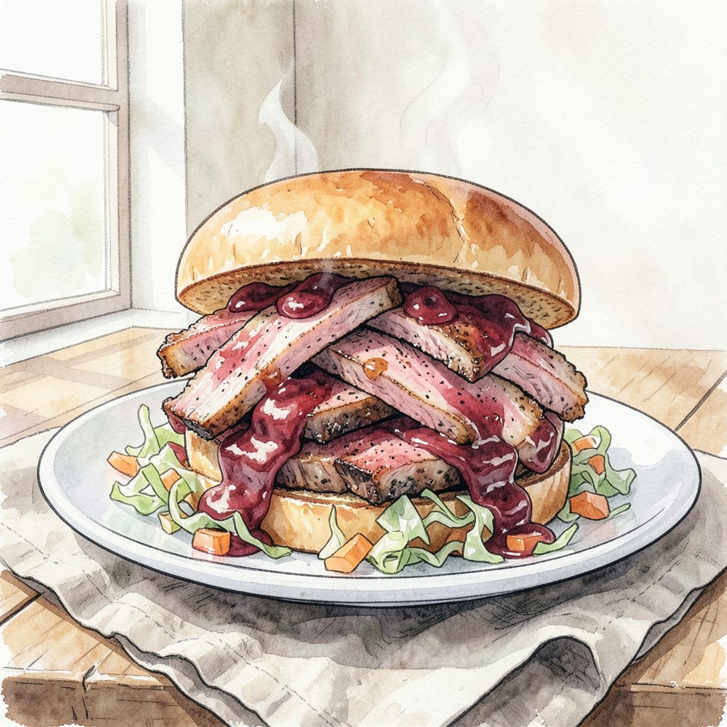 BBQ Pulled Pork Sandwich Recipe: Tender, Juicy & Fall Apart Perfect illustration with key details