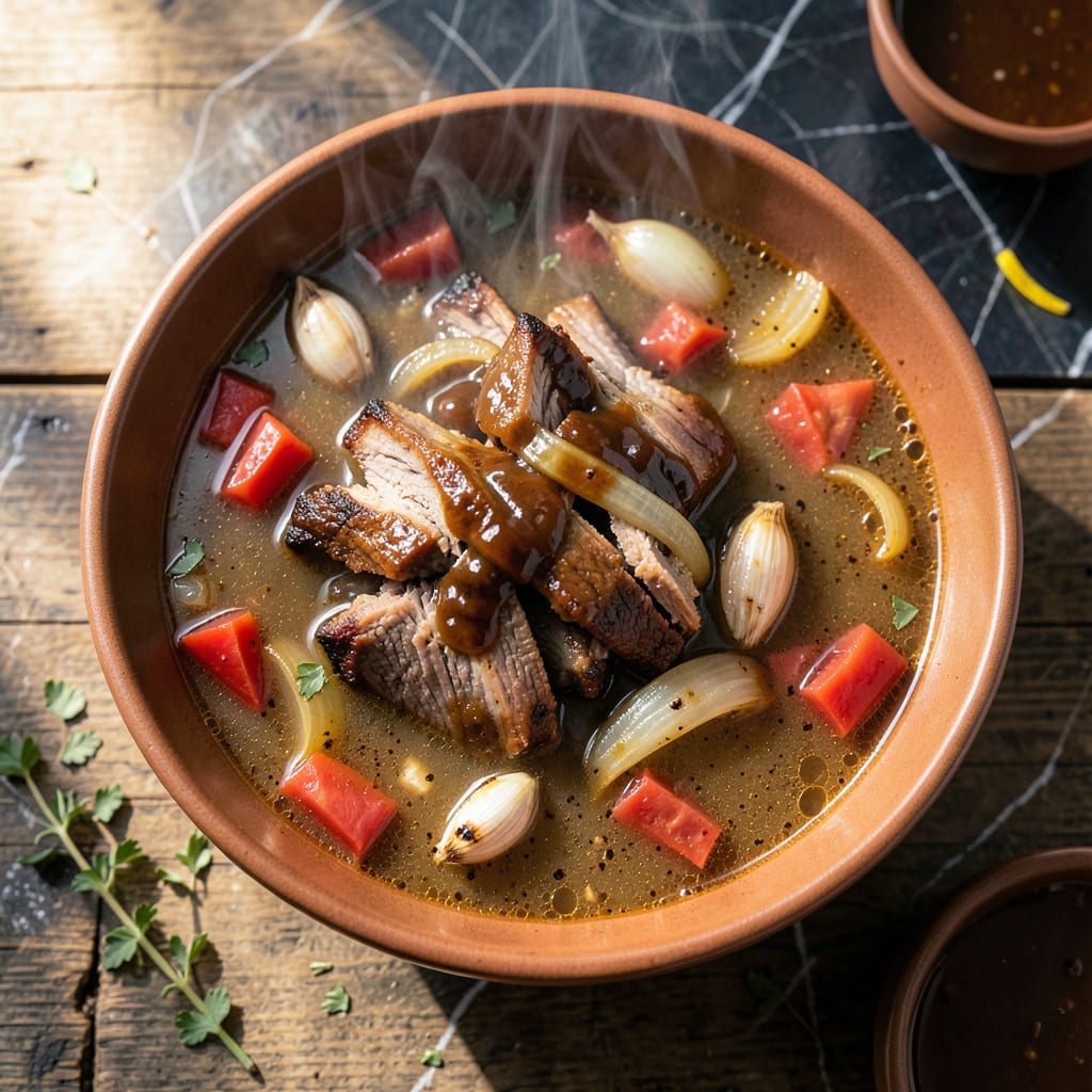 Comprehensive bbq pulled pork soup recipe visual reference