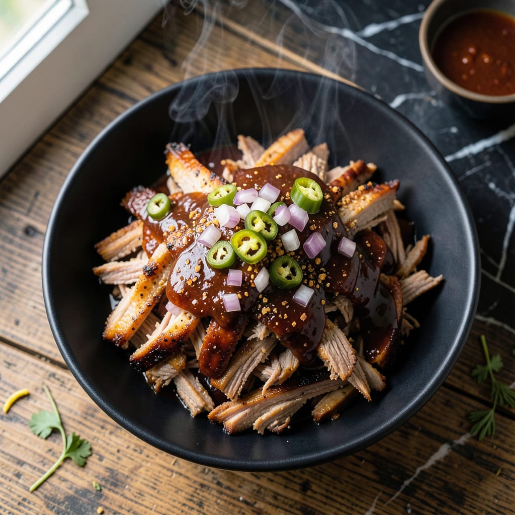 Complete BBQ Pulled Pork Tenderloin Recipe: Slow Cooked Smoky Sweetness overview image
