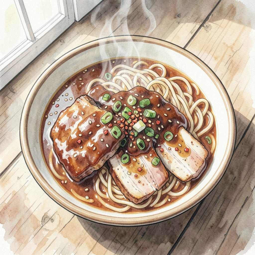 BBQ Ramen Recipe: Spicy Umami Broth in 30 Minutes detailed visual guide