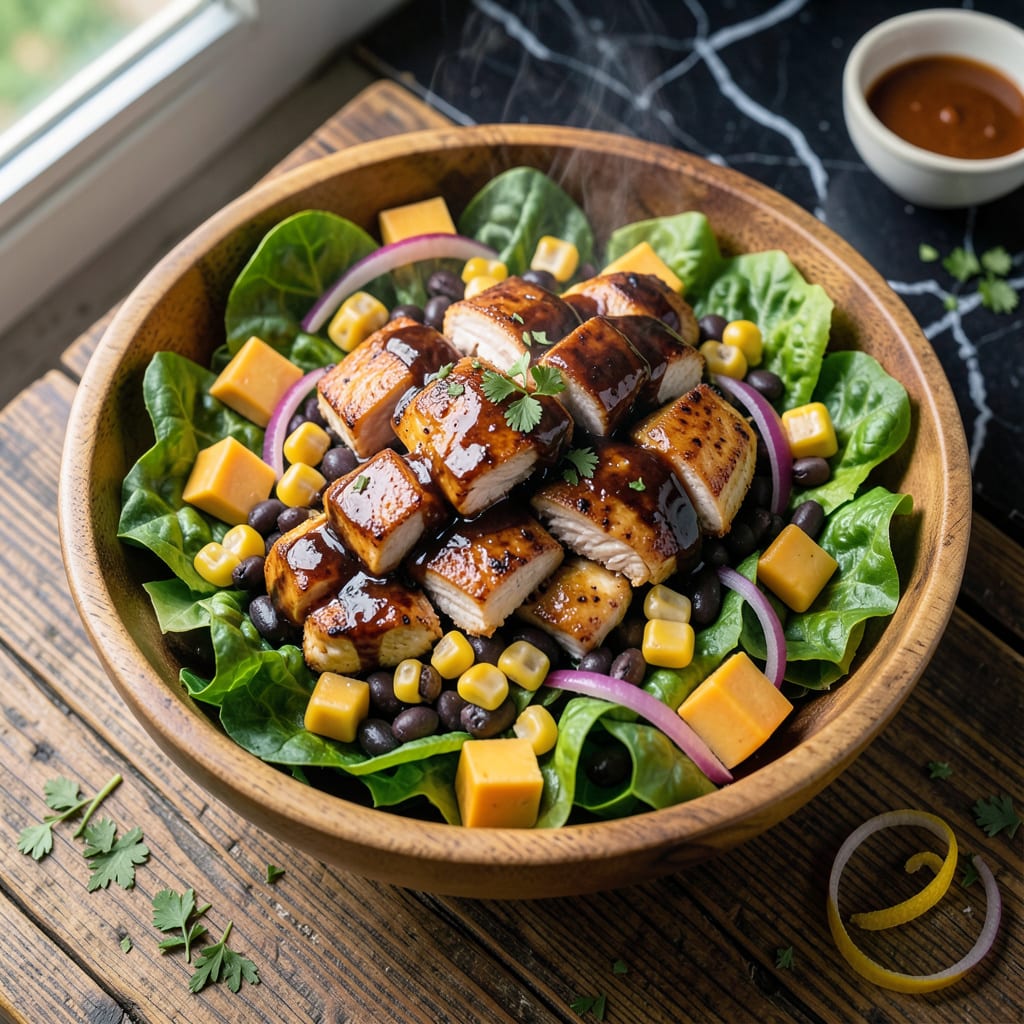 bbq ranch chicken salad cheesecake factory recipe example with annotations