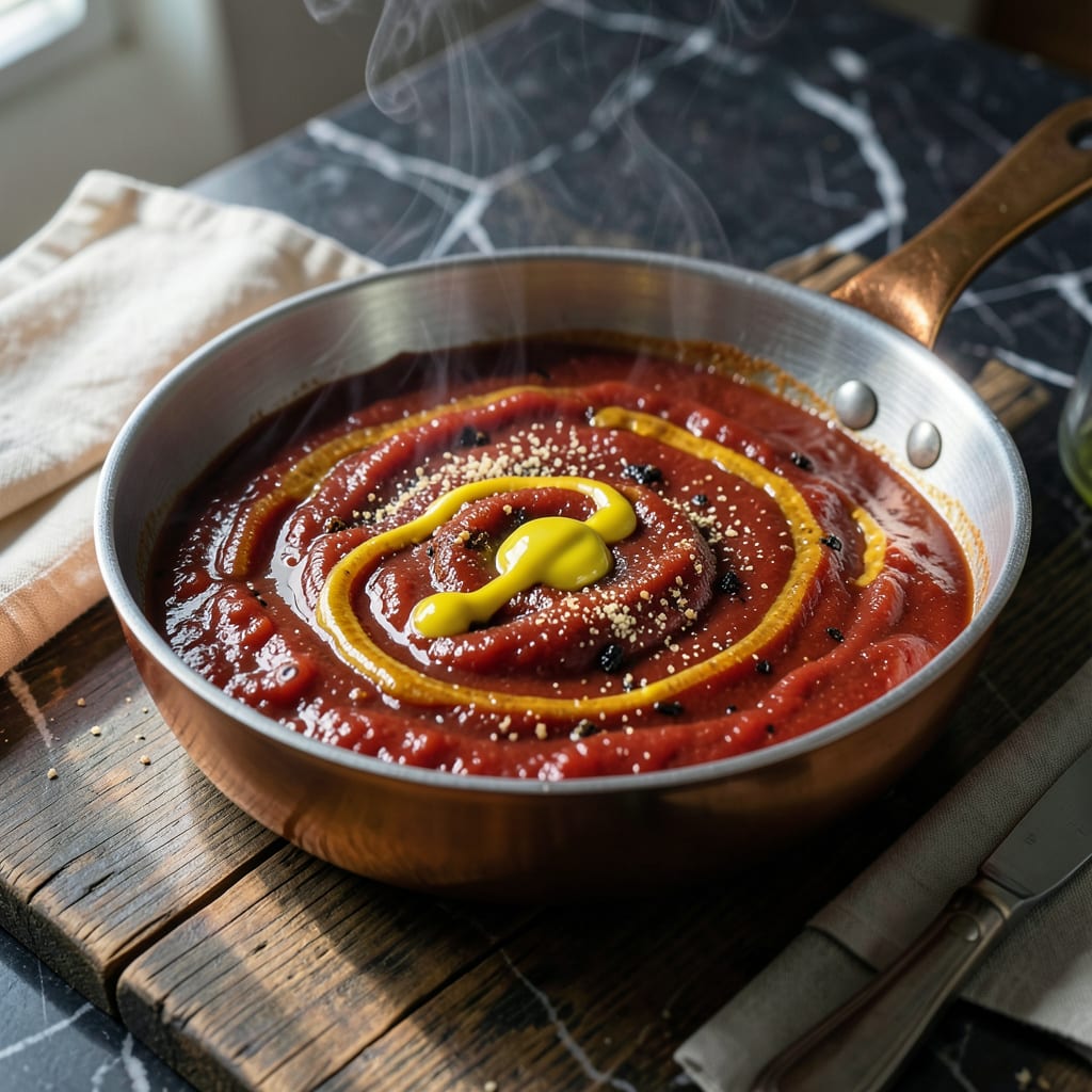 Complete BBQ Red Gravy Recipe: Tangy Tomato Based Dipping Sauce overview image