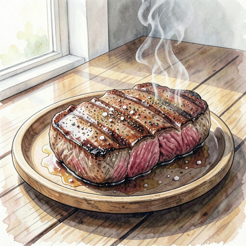 BBQ Ribeye Steak Recipe Grill: Smoky Char and Tender Perfection example with annotations