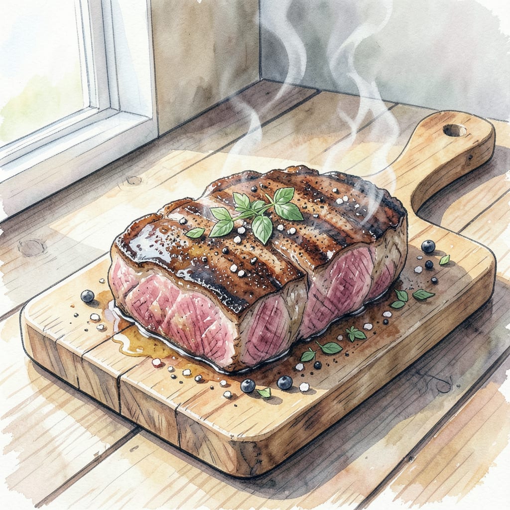 BBQ Ribeye Steak Recipe Smoker: Smoky, Tender Perfection Every Time example with annotations