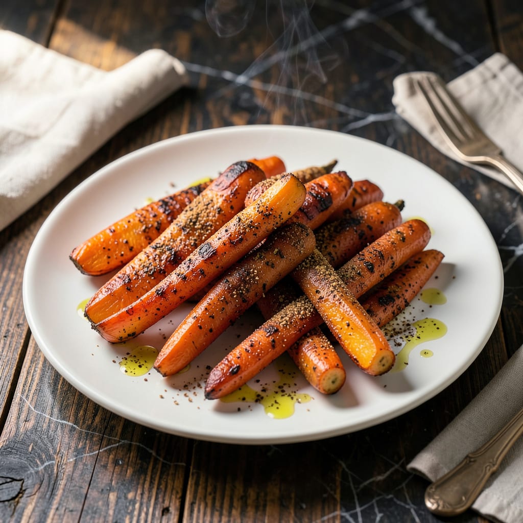 Comprehensive bbq roasted carrots recipe visual reference