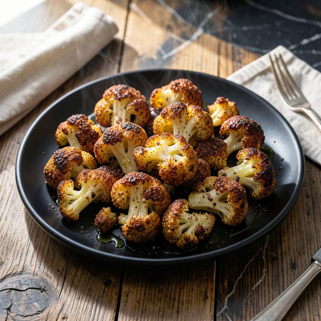 Complete BBQ Roasted Cauliflower Recipe: Smoky Char With Caramelized Edges overview image