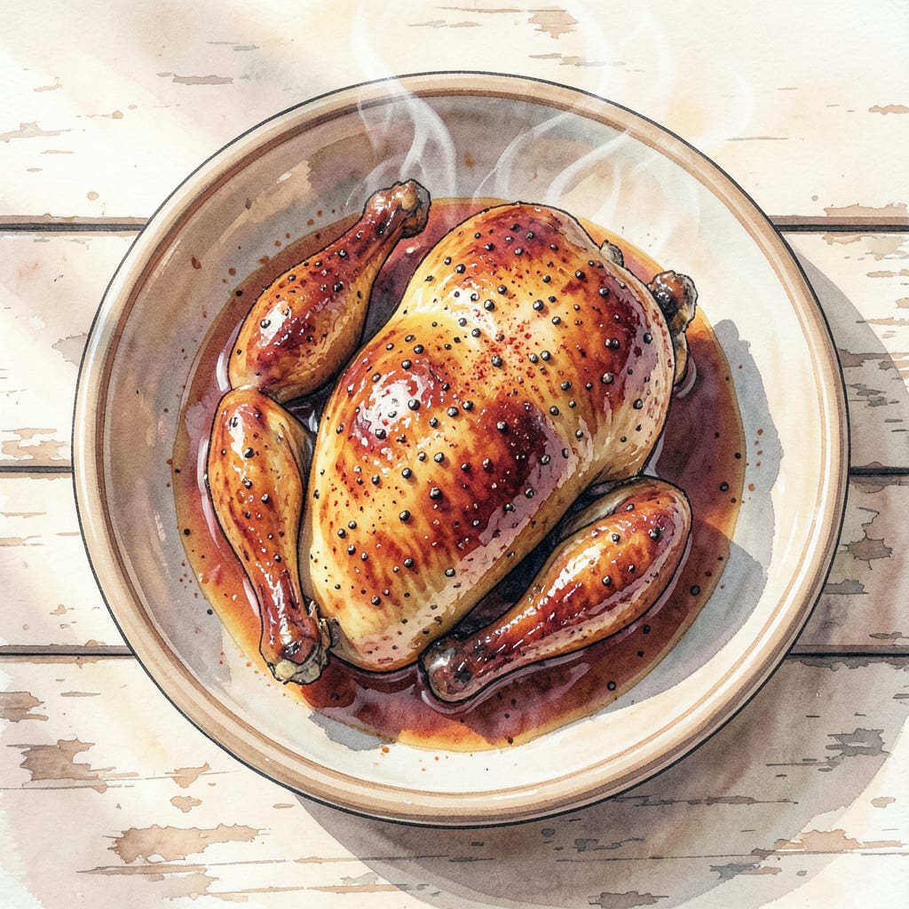 Complete BBQ Rotisserie Chicken Recipe: Fall Off The Bone Tender in 60 Minutes overview image