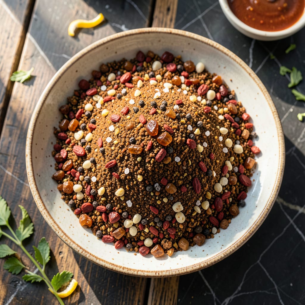 bbq rub mix recipe example with annotations