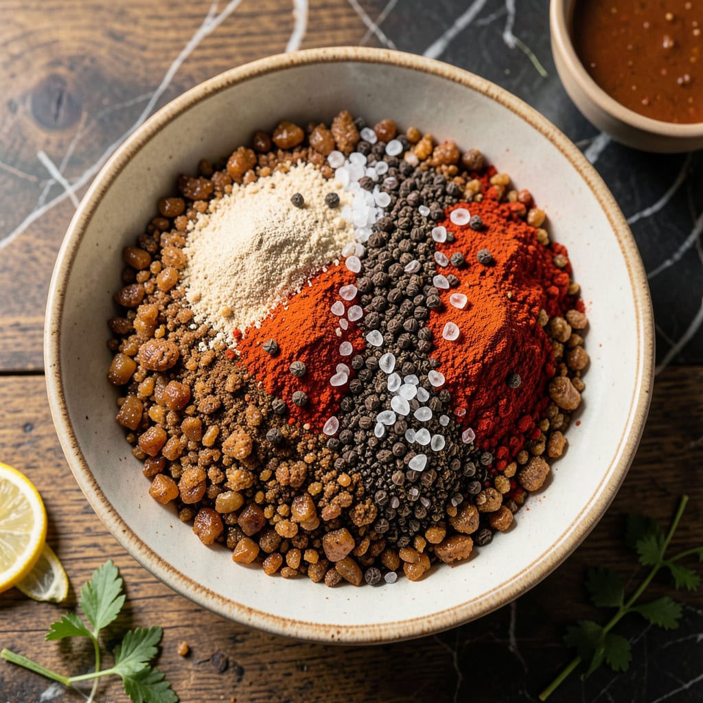 BBQ Rub Recipe: Bold Spice Blend for Grill Masters illustration with key details