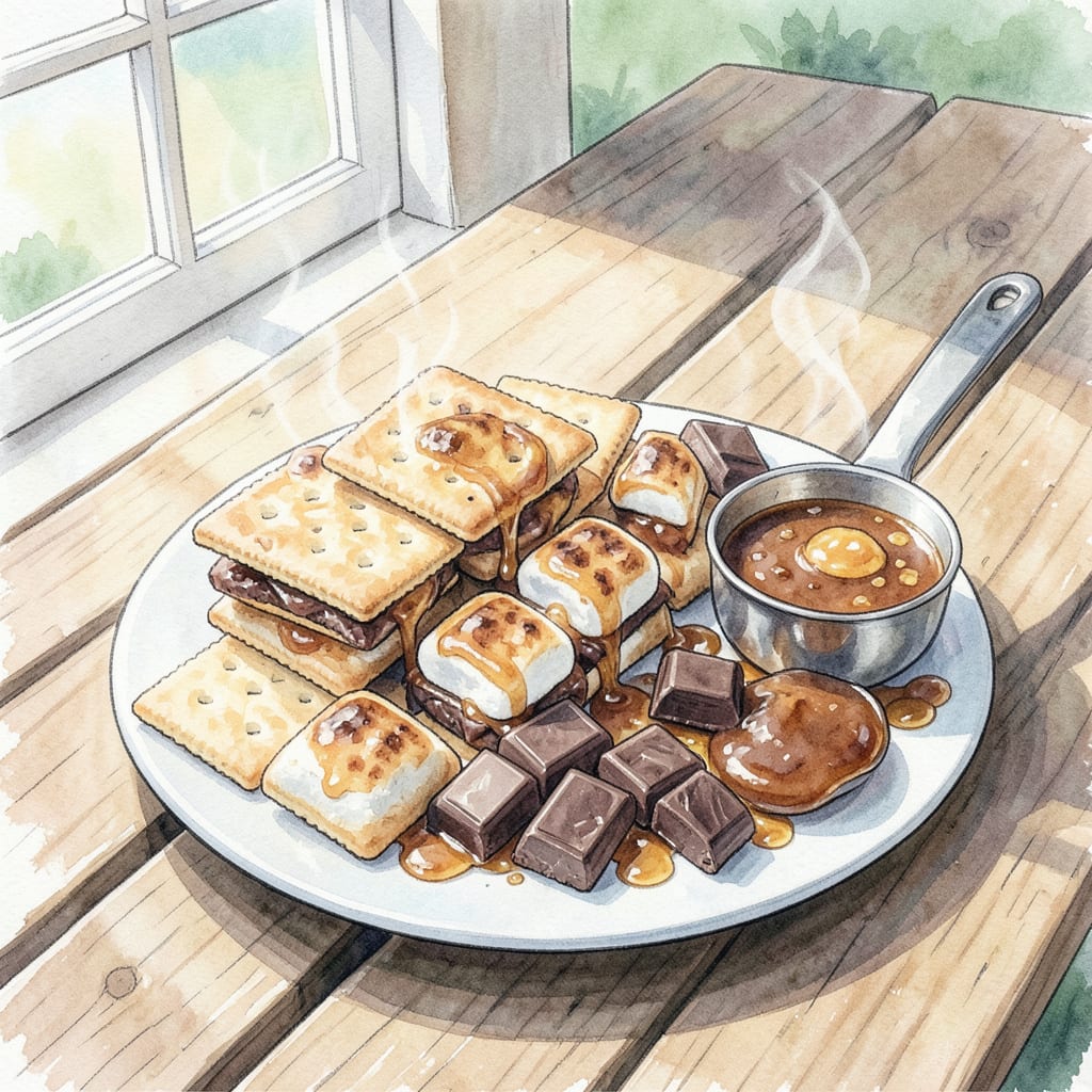 Comprehensive BBQ S'mores Recipe: Campfire Treats Without the Mess visual reference