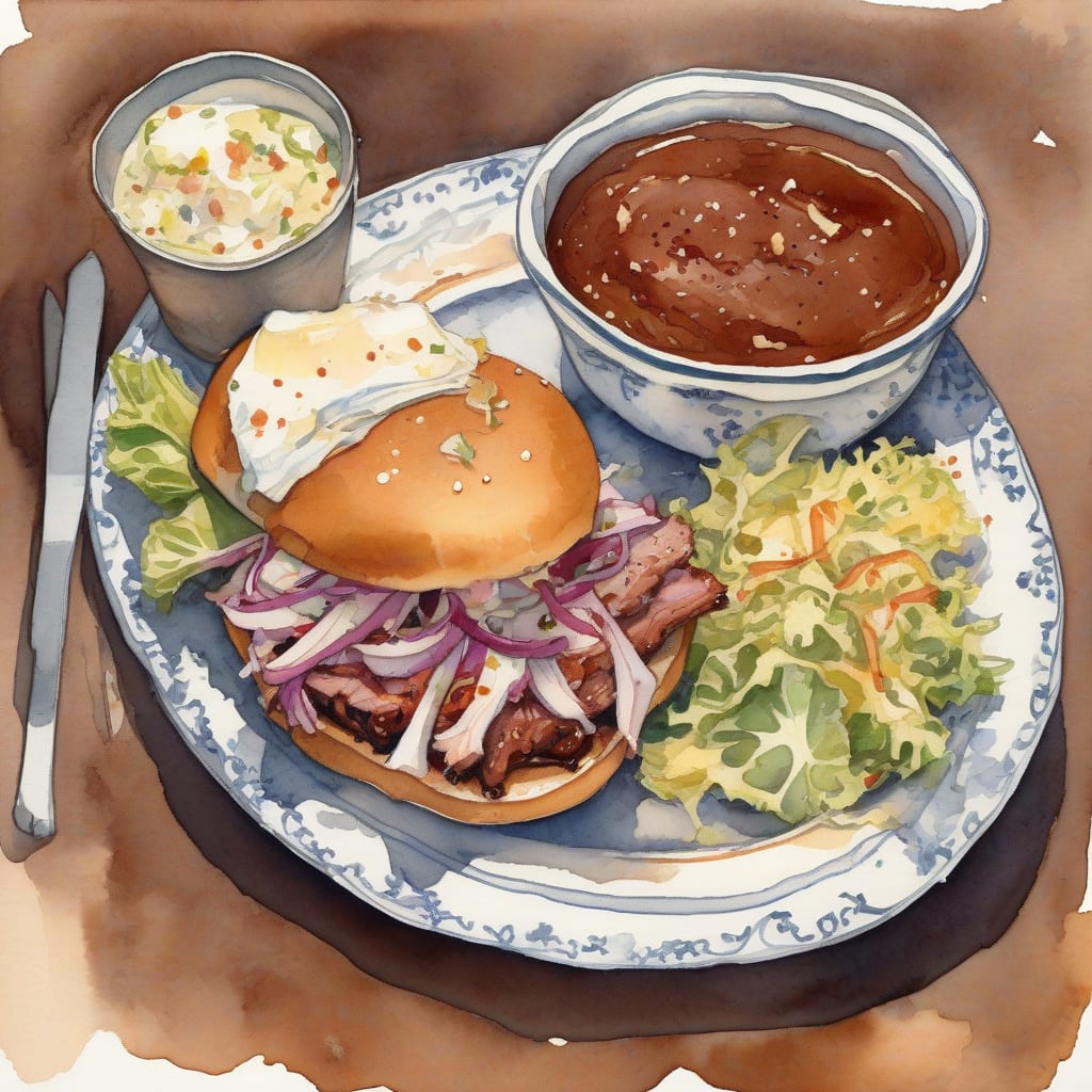 Visual representation of BBQ Sandwiches Recipe: Tender Meat and Crunchy Slaw