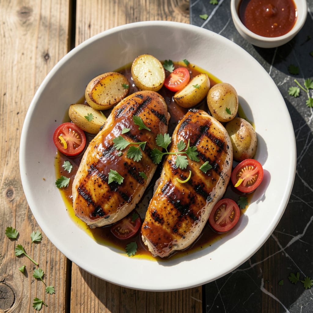 BBQ Sauce Chicken Breast Recipe: Grilled to Smoky Sweet Perfection detailed visual guide